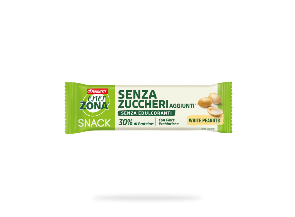 Barretta Snack 40-30-30 White Peanuts Senza Zucchero 1 Heracles Nutrition - Acquista online