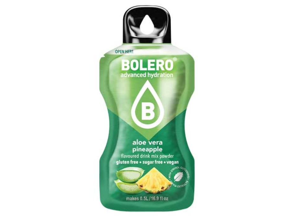 Bolero Drinks Con Stevia Aloe Vera e Ananas 1 Heracles Nutrition - Acquista online