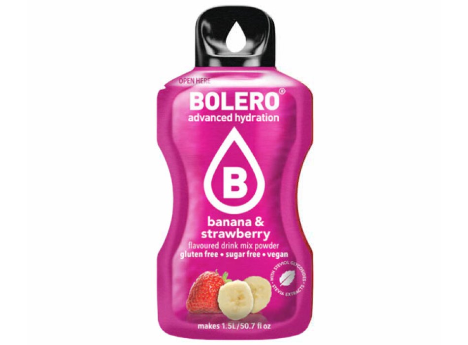 Bolero Drinks Con Stevia Banana & Fragola 1 Heracles Nutrition - Acquista online