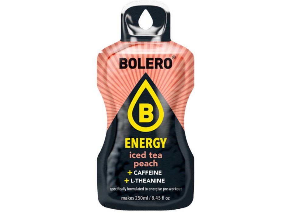 Bolero Drinks Con Stevia Energy The alla Pesca 1 Heracles Nutrition - Acquista online