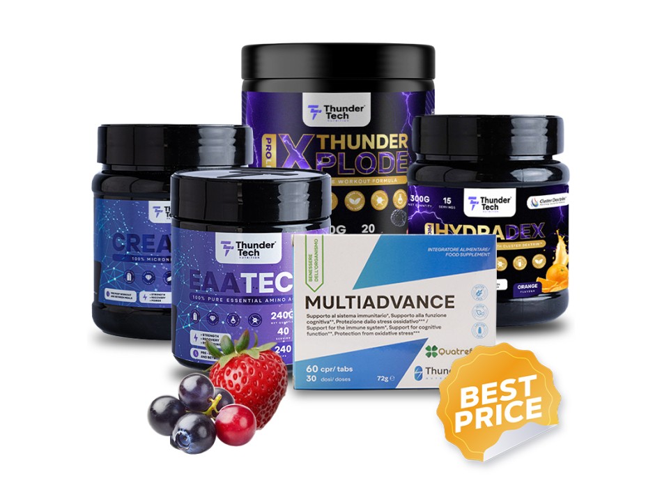 Bundle Sport "All in One" - Energia, Forza, Recupero, Idratazione (Wild Berries) 3 Heracles Nutrition - Acquista online