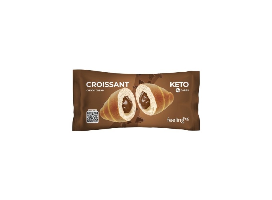 Croissant Ripieno di Crema al Cioccolato 50g 1 Heracles Nutrition - Acquista online