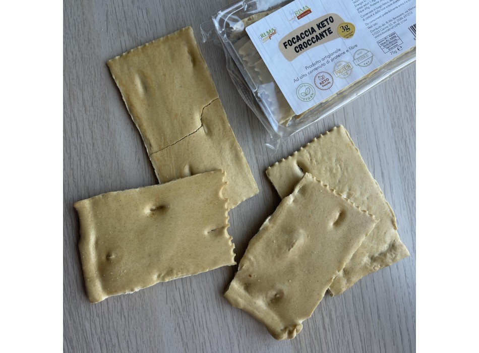 Focaccia Keto Croccante 75g 1 2 Heracles Nutrition - Acquista online