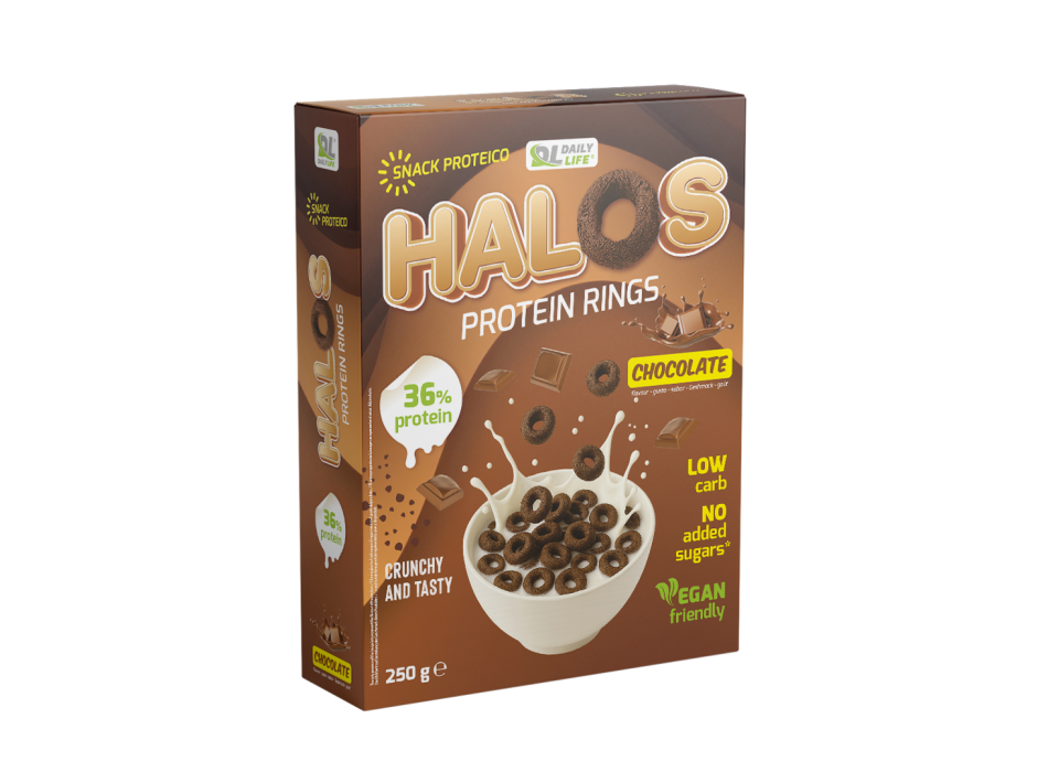Halos Protein Rings Chocolate 250g 1 Heracles Nutrition - Acquista online