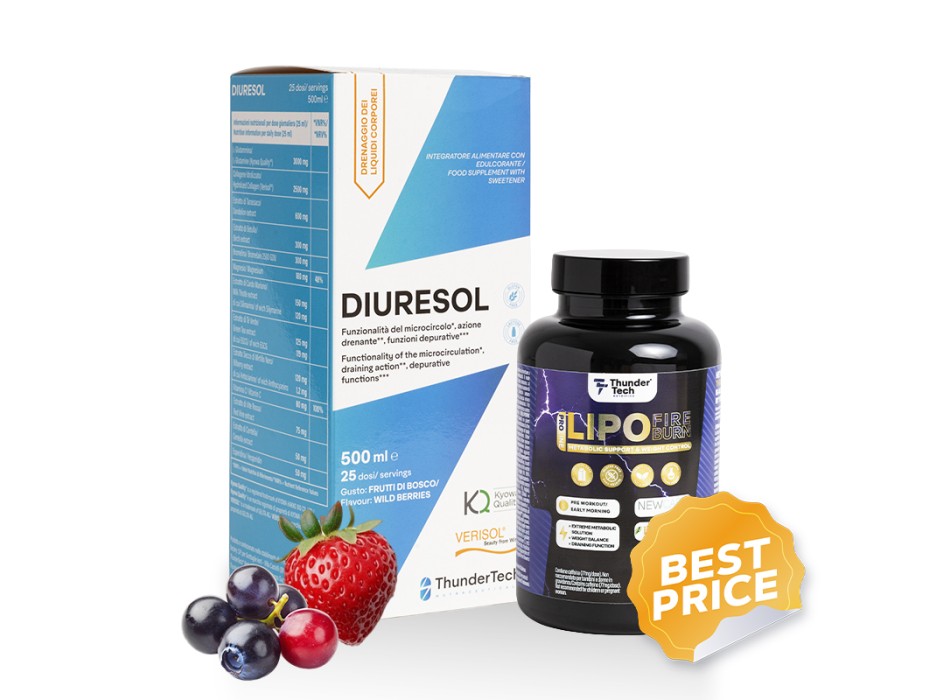 Kit Definizione e Dimagrimento Advance (LipoFire 100cpr +Diuresol Wild Ber500ml) 3 Heracles Nutrition - Acquista online