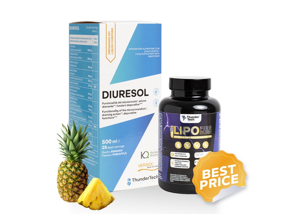 Kit Definizione e Dimagrimento Advance (LipoFire+Diuresol Ananas) 1 2 Heracles Nutrition - Acquista online