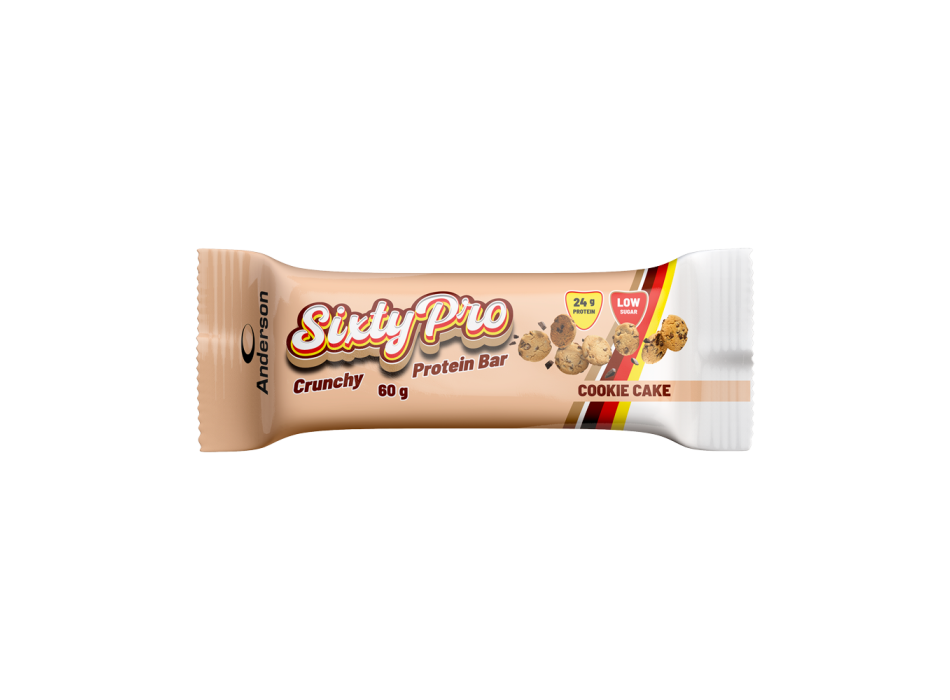 SixtyPro Crunchy Protein Bar Cookie Cake 60g 1 Heracles Nutrition - Acquista online
