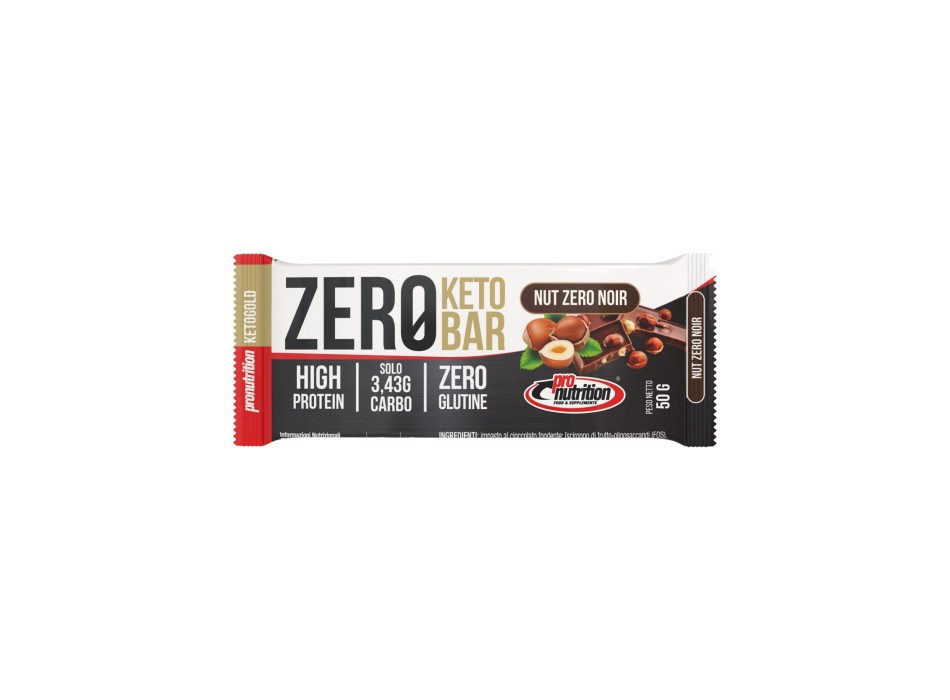 Zero Keto Bar 50g Nut Zero Noir 1 Heracles Nutrition - Acquista online